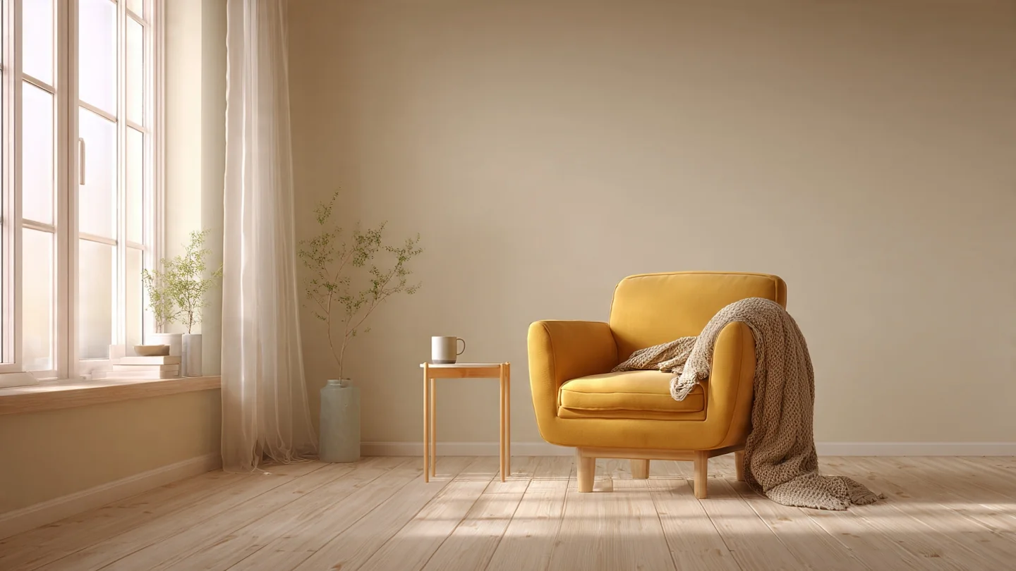 Mustard chair